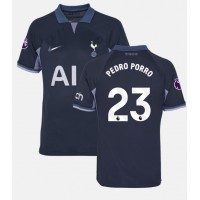 Maglie da calcio Tottenham Hotspur Pedro Porro #23 Seconda Maglia 2023-24 Manica Corta